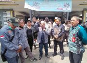 Massa dan KPK-APP Kalsel Sambangi Kantor Bupati Banjar