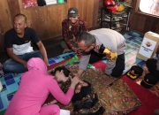 Kepedulian Polres Batola Kepada Warga Pengidap Penyakit Cerebral Palsy