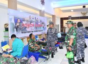 TNI AL Banjarmasin Gelar Baksos Kesehatan, Sambut Peringatan Hari Armada RI Dan HUT Kowal