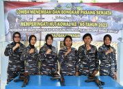 TNI AL Banjarmasin Gelar Latihan Menembak Dan Lomba Bongkar Pasang Senjata Sambut HUT Kowal