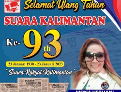 Mona Heliani Ketua IWO Indonesia Kalsel Ucapkan Milad Ke 93 media Suara Kalimantan