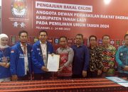 Partai PAN Daftarkan Bacaleg Ke Kantor KPU Tala, Target Kursi Bisa Terwakili Tiap Dapil Di Pemilu 2024