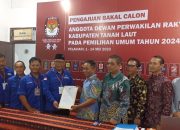 Partai Demokrat Daftarkan Bacaleg di KPU Tala, Mengenai Hasil Akan Mengalir Seperti Air