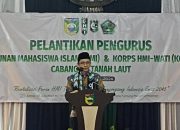 Zulfa Asma Vikra Anggota DPRD Kalsel, Hadir Pelantikan HMI dan Kohati Tala