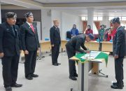 Dilantiknya Empat Kepala Dinas, Oleh Bupati Tala HM Sukmata. ASN Tetap Netral Jangan Ikut Politik Pratis