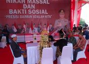 Kapolda Kalsel Bersama Kapolresta Banjarmasin Pimpin Acara Bakti Sosial dan Nikah Massal