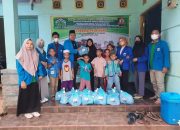 PC PMII Tanah Laut Membagikan Sembako ke Panti Asuhan Yayasan Pejuang Mulia