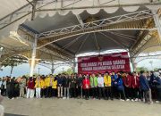 Ratusan Pemuda di Kalsel Deklarasikan Pilkada Damai di Siring Pemko Banjarmasin