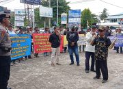 LSM Babak Kalsel Bersama Massa Demonstrasi Depan Kantor NH, H Mawardi: Rabu ini Bakal Diserahkan