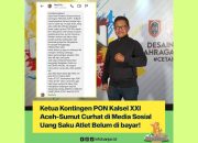 Uang Saku Atlet Belum Dicairkan, Gusti Perdana : Bila Perlu BPK Perwakilan Kalsel Melakukan Pemeriksaan