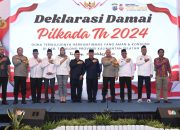 Polda Kalsel Gelar Deklarasi Pilkada Damai Kabupaten Tabalong 2024