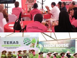 Polda Kalsel Launching Empat Green House dan Panen Tanaman Sayur Holtikultura