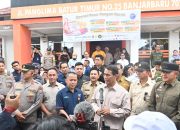 Menteri Pertanian Didampingi Satgas Pangan Dit Reskrimsus Polda Kalsel Pengecekan Harga Bahan Pokok dan Minyakita