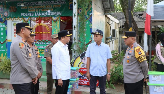 Turun Langsung, Kapolda Kalsel Pantau Pos Pelayanan Operasi Ketupat Intan 2025 di Tanbu