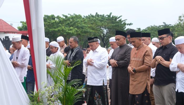 Polda Kalsel Gelar Shalat Idul Fitri 1446 H di Makosat Brimob Banjarbaru