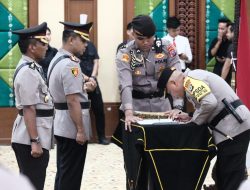 Resmi Dilantik Kapolda Kalsel, Pejabat Baru Termasuk Irwasda dan Direktur Reskrimum