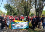 MPAI My Darling Kalsel Bersama Partner Team Aksi Bersih Sampah di Kolam Mina Tirta