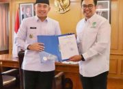 Dua Jalan Desa Jadi Prioritas Bupati Tala, Rahmat Trianto Audiensi dengan Wamenhut