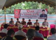 Gelar Reses, DPRD Tala H. Junaidi Serap Aspirasi Warga di Gunung Makmur