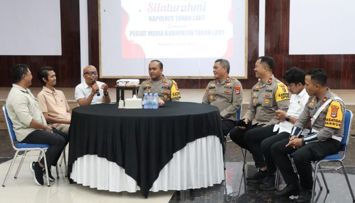 Perkuat Kolaborasi, PWI dan Polres Tanah Laut Jalin Sinergi Lewat Silaturahmi Media