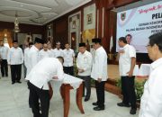 Paman Birin Hadir Saat JK Melantik Pengurus PMI Kalsel dan Dewan Kehormatan