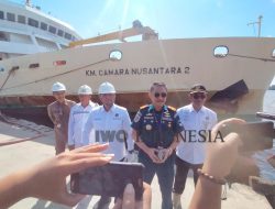 Kapal Ternak KM Camara Nusantara II Merapat Di Pelabuhan Trisakti, Pendistribusian Ternak Untuk Program Kebutuhan Pangan Nasional
