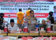 Polda Kalsel Gagalkan Peredaran Sabu 35 Kg Jaringan Internasional