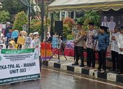 Ribuan Santri dan Santriwati TK/TPA BKPRMI Ikut Pawai Taaruf Berjarak Skitar 2 km