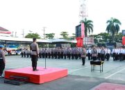 Kapolresta Banjarmasin Sabana Lantik Kasat Lantas AKP Edwin Widya Dirotsaha