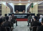 Kejaksaan Negeri Tanah Laut, Dapatkan Kunjungan Inspeksi Mendadak dari Kejati Kalsel