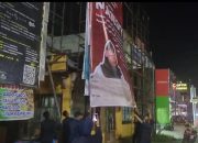 Baleho Sempat Terpasang di Banjarmasin Dicabut Dugaan Tak Memiliki Izin