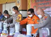 Musnahkan Barbuk, Polda Kalsel Selamatkan 54.739 Jiwa Dari Bahaya Narkoba
