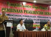 Bimtek Agar Aparatur Desa Meningkatkan Kapasitas SDM yang Berkualitas