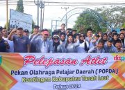 Car Free Day Serta Pelayanan Kesehatan, Pj Bupati Lepas Kotingan POPDA Tala