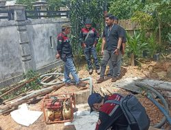 Polres Tala Datangkan Tim Ahli untuk Ambil sampel di Lubang Pendulangan Emas