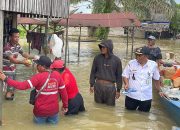 Pj Bupati Tala Apresiasi Kesiapsiagaan Warga Saling Bahu Membahu Dalam Penanganan Banjir