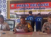 Polres Tanah Laut Gelar Konferensi Pers Tindak Pidana Penggelapan dan Pencurian