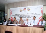 Polda Kalsel Gelar Konferensi Pers Pemeriksaan Kesehatan Bakal Pasangan Calon Kepala Daerah 2024