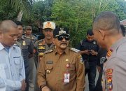 Geram, Pj Bupati Tala Melihat Tindakan Penambang Tanpa Izin dan Arus Sungai Tertutup