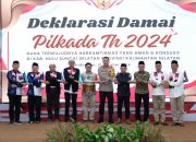 Irjen Pol Winarto Harap Suasana Pilkada 2024 Tetap Damai Dan Sejuk, di Road Tour Deklarasi Damai Polda Kalsel