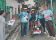 Relawan SMH Banjarmasin Sosialisasikan Pasangan Muhidin-Hasnur Melalui Kegiatan Door to Door