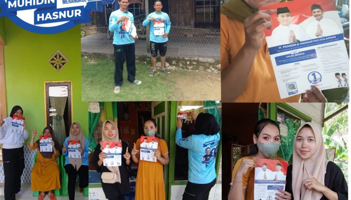Dukungan SMH Tabalong untuk Pasangan Muhidin-Hasnur Semakin Menguat Sapa Warga