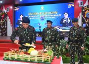 Polda Kalsel Gelar Syukuran Dan Potong Tumpeng di Peringatan HUT Brimob Polri Ke-79
