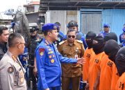 Ditpolairud Polda Kalsel Tangkap 4 Kapal Pengguna Alat Tangkap Ikan Illegal di Perairan Asam-asam