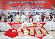 Kapolda Kalsel Pimpin Langsung Pemusnahan Narkoba Senilai 40 Miliar