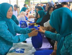 Pasar Murah Ramadhan di Pelaihari: Solusi Ekonomi, Warga Antusias Serbu Paket Sembako Murah