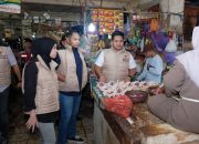 Cek Harga Bapokting, Satgas Pangan Polda Kalsel Sidak Pasar Ahad Kertak Hanyar