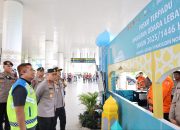 Kapolda Kalsel Cek Pospam dan Posyan Idul Fitri, Situasi aman tidak ada kendala