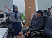 Bupati Tanah Laut Mulai Hari dengan Olahraga Pagi dan Kunjungan ke Kantor DISKOMINFOTAS