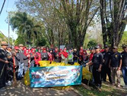 MPAI My Darling Kalsel Bersama Partner Team Aksi Bersih Sampah di Kolam Mina Tirta